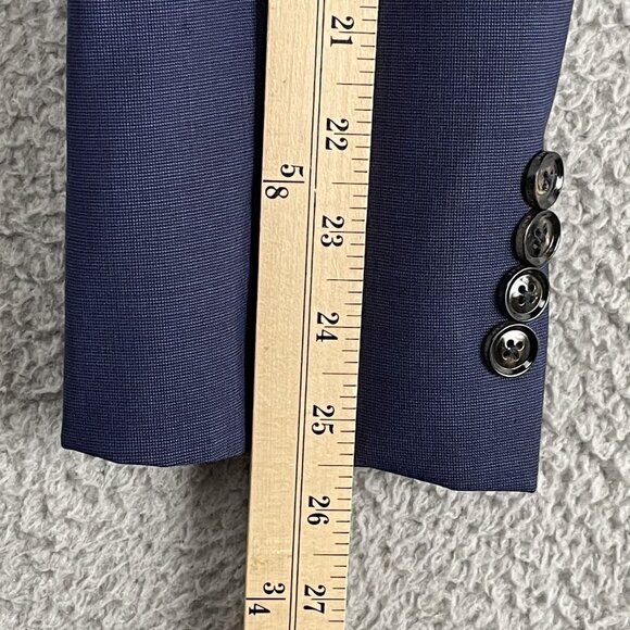 Ted Baker London Suit Mens 42L Navy Endurance 100% Wool Jay CT - Picture 11 of 16